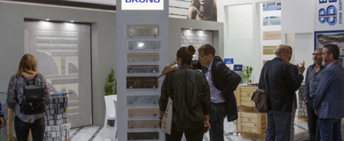 BAUCE BRUNO: NUOVI MATERIALI DI MARMO E STAND RINNOVATO A MARMOMAC 2019